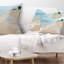 Coussin lombaire à vagues de plage seascape tropical island
