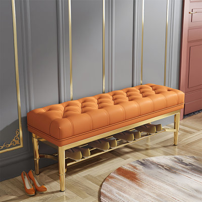 Banc de rangement pour tabouret à porte d'entrée moderne Modern