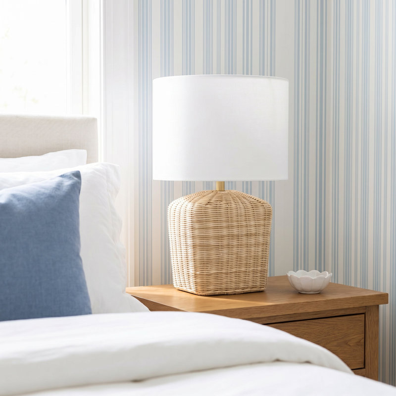 Torrence Ambernicole Table Lamp, Beige