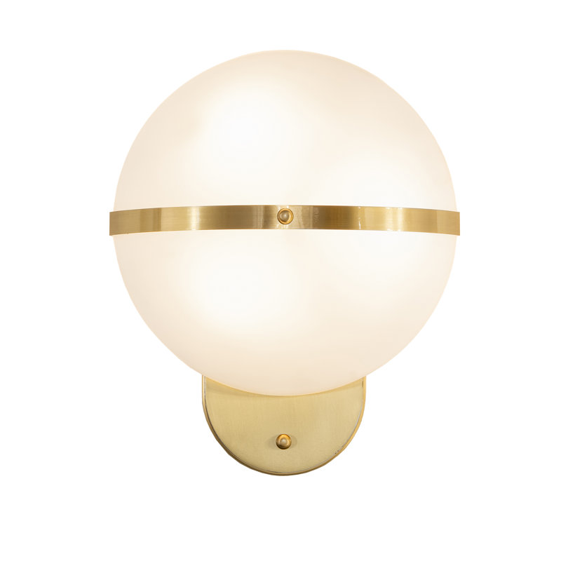 Solid Brass 3 - Light Flush Mounted Sconce