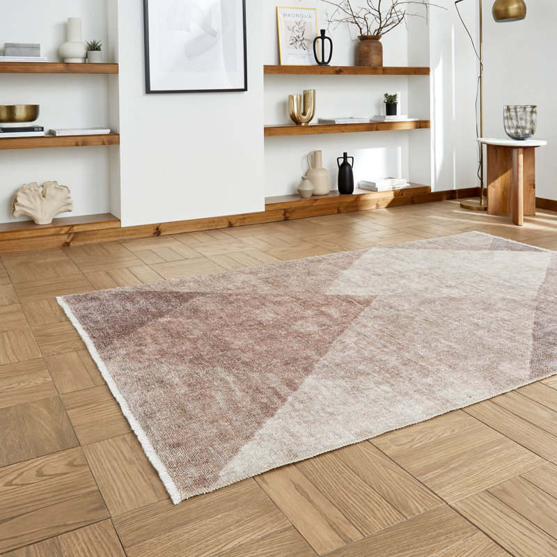 Onycha area rug Digitally Printed Beige, Rectangle 150cm x 230cm