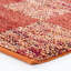 Strata Wool Geometric Area Rug in Brown/Red-1268799617