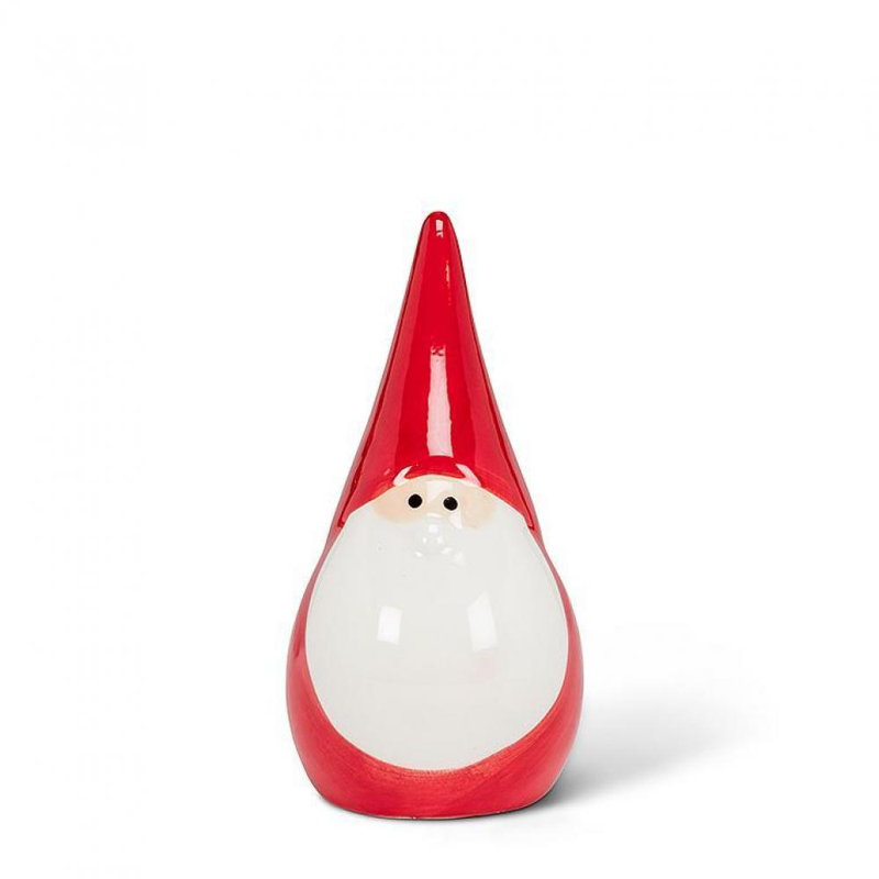 Figurines de père Noël gnome, H 4,5 po x l 3,25 po x P 3,25 po