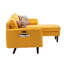 Canapé modulaire moderne 70 po avec support USB et coussins Modern Canapé Mia-81983791