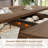 43.3"-61.1" Extendable Round Dining Table with Hidden Storage & Cross Base, Seats for 4-6,Kitchen Dining Table for Dining Room-1195170704