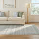 Lavande Striped Wool Area Rug