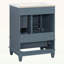 Meuble-lavabo élégant avec lavabo en céramique, tiroirs et tablettes pour petits espaces-1894547237