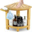 Banc de douche en bambou l 13 po Stocksbridge-455161476