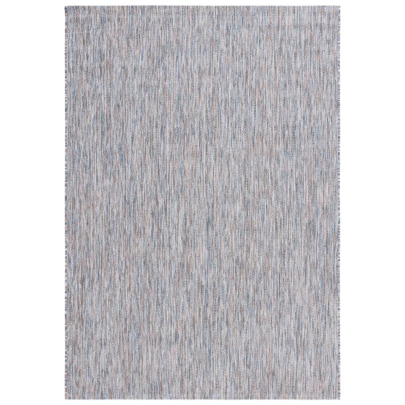 Batley Performance Abstract Indoor/Outdoor Area Rug, Rectangle 9' x 12'