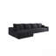 Canapé modulaire en forme de L de 135 po avec méridienne en forme de L, canapé modulaire moderne avec siège profond, fauteuils rembourrés pour la chambre à coucher du salon, aucun assemblage requis-1383123204-1383124693-1383124691
