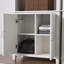 Office Furniture Set: Bookshelf + Standing L-Shaped Desk + Filing Cabinet, One-Stop Solution for an Elegant Office Space