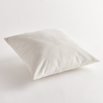 Gakona Solenne 24 in. Woven Jacquard Neutral Square Indoor/Outdoor Accent Pillow