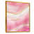 Toile avec cadre flottant or