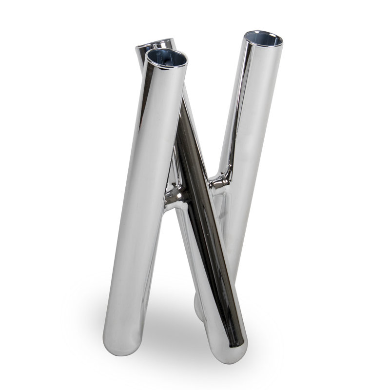 Vase en verre Calliope, Argent