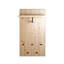 Montone MDF And Metal Wall 5 - Hook Wall Mounted Coat Rack