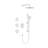 Shower System With Shower Head, Hand Shower, Slide Bar, Bodysprays, Shower Arm, Hose, Valve Trim, And Lever Handles-126232054