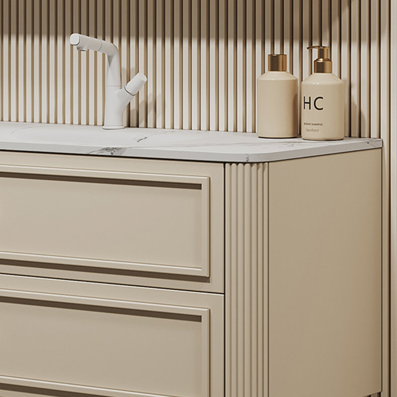 French cream-style bathroom cabinet