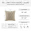 1-Piece 20x20" Cotton Pillow Cover,Linen