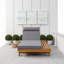 Ensemble de chaises longues en bois avec coussins et appui-tête-133232530