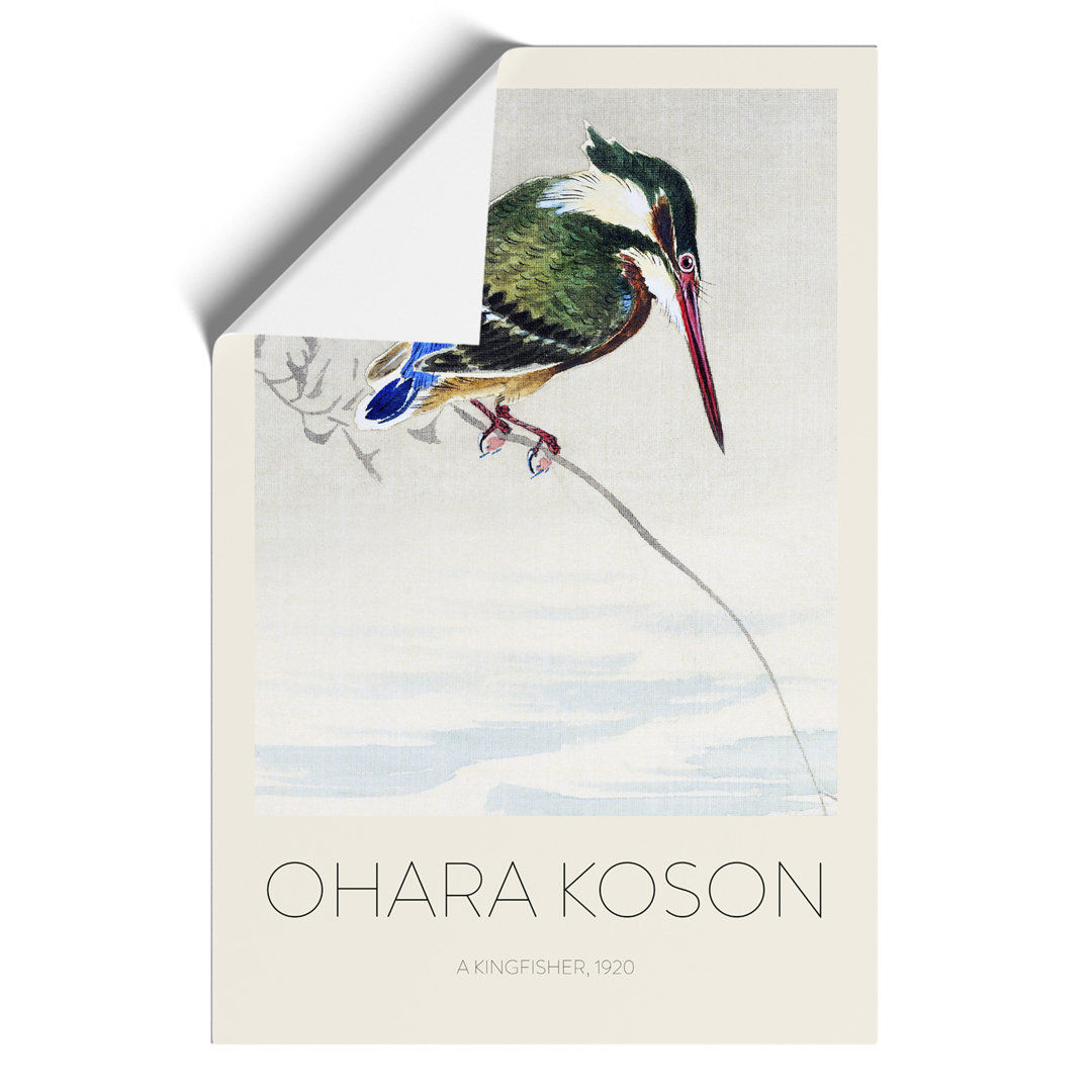 A Kingfisher Print by Ohara Koson - Frameless Print