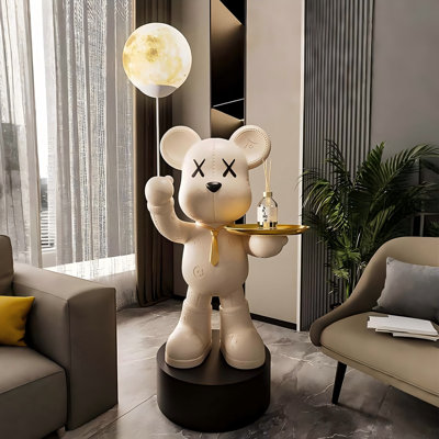 Creamy Style Violent Bear Floor Ornament