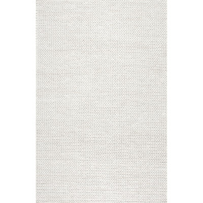 Tapis ivoire tressé à la main Dunanney
