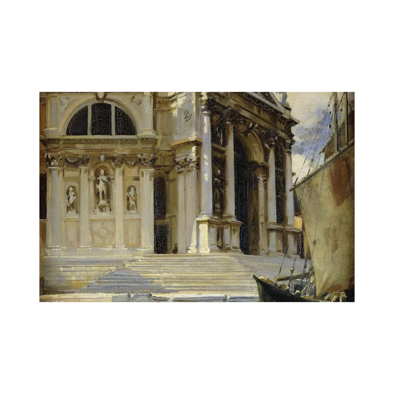 Santa Maria Della Salute, Venice, by John Singer Sargent - Wrapped Canvas Gallery-Wrapped Canvas Giclée