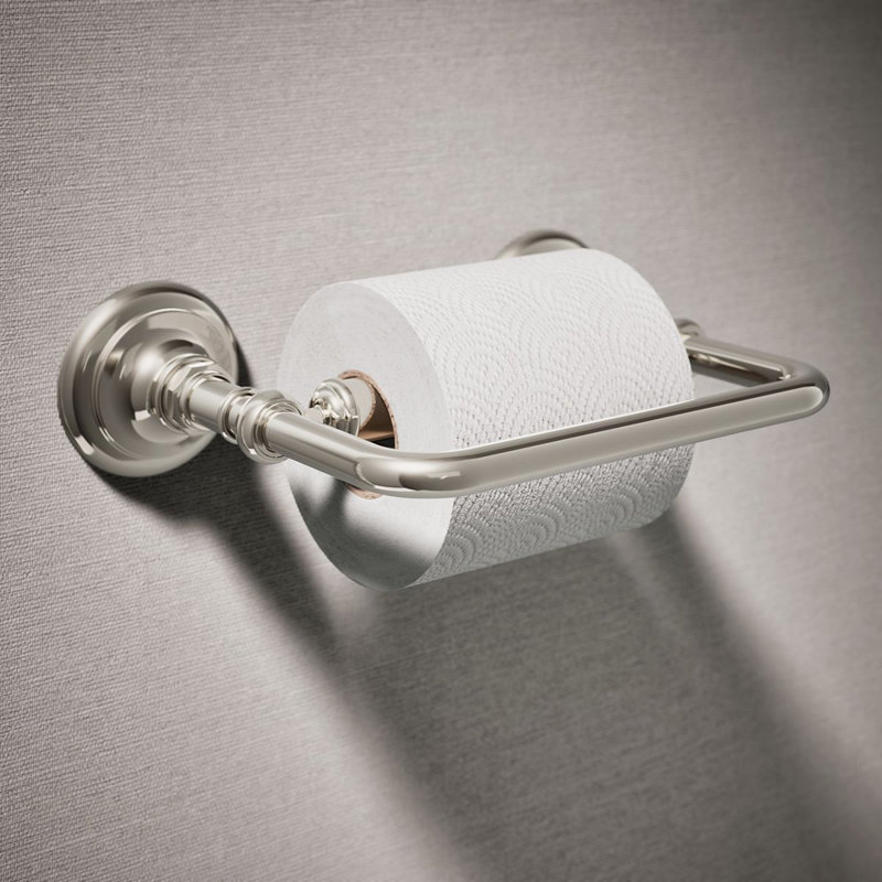 Artifacts® Pivoting Toilet Tissue Holder, Vibrant Polished Nickel