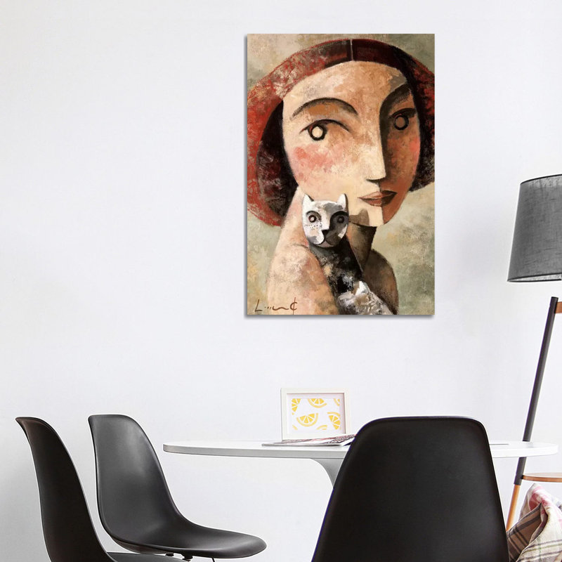 Mirame by Jacques Pilon - Wrapped Canvas Painting, 101.6 cm H x 66.04 cm W x 1.91 cm D