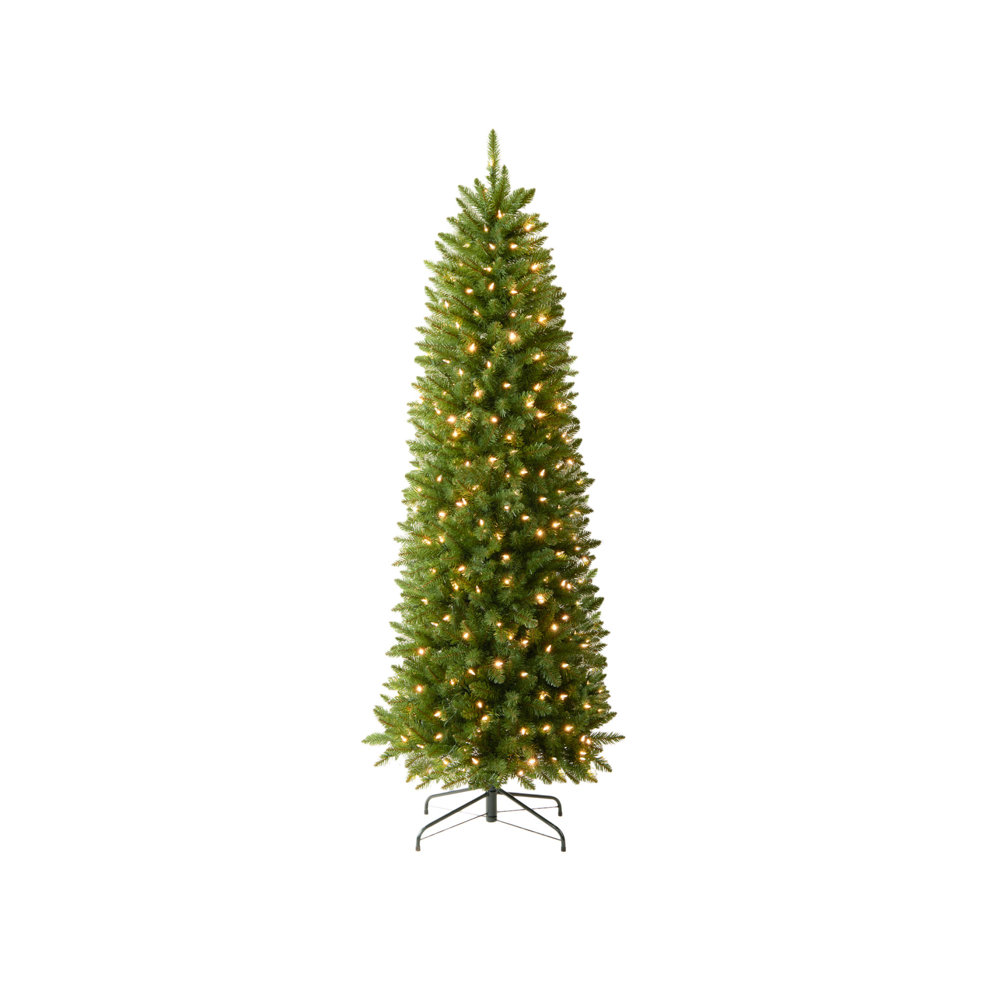 Lighted Artificial Spruce Christmas Tree, 9', Multicolored
