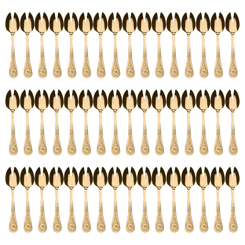 Diana Salad Servers, Gold