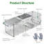 24X7.48X8.27IN Cages pliantes avec animal vivant