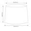 24cm H Cotton Empire Lamp Shade ( Uno )-2032640426