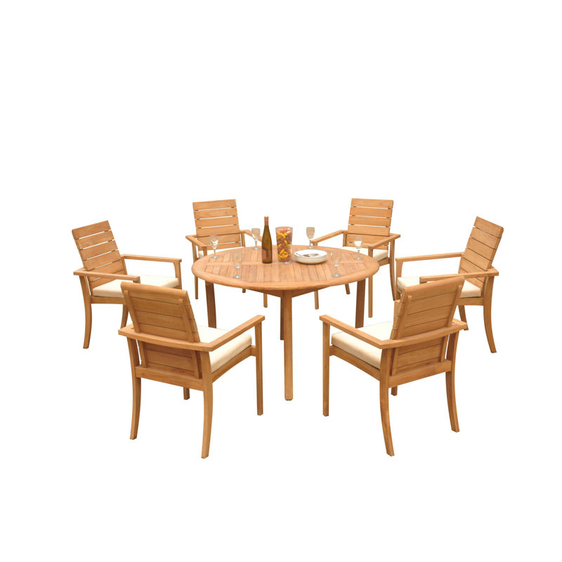 Ensemble de salle à manger Algrave, 6, H 30,5 po x l 48 po x P 48 po