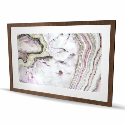 Agate - reproduction matelassée encadrée spirituelle pour la décoration intérieure