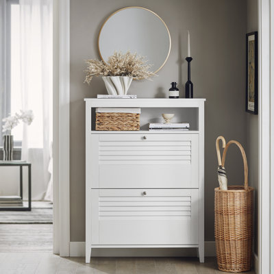 8 Pair Flip Down Shoe Storage