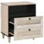 50cm W Solid Wood Bedside Table-2108288875
