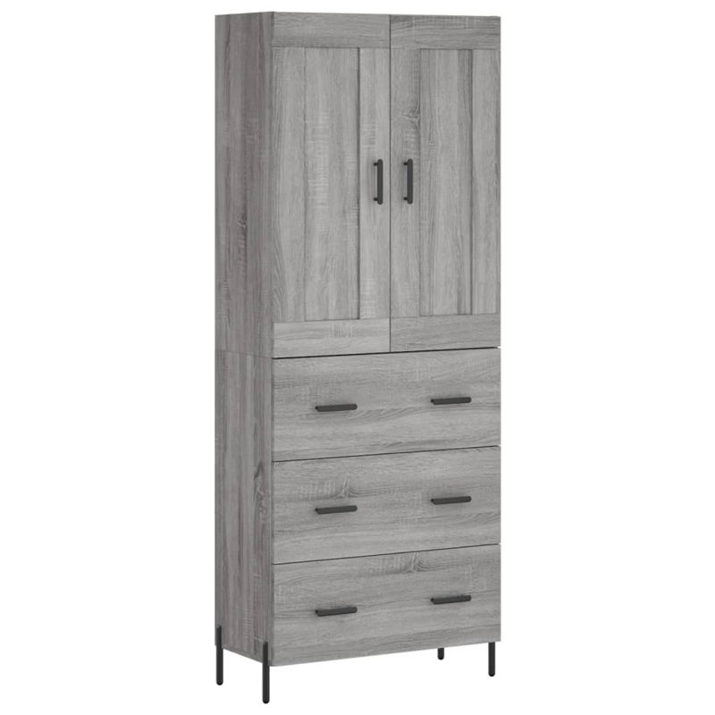 69.5cm Sideboard, Grey Sonoma