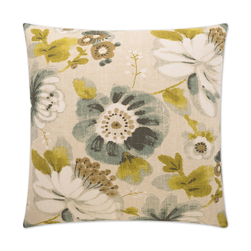 Vivette Pillow Cover & Insert, Seafoam, Square 20"