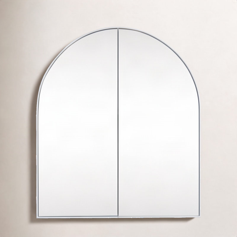 Armoire à pharmacie à deux portes, Blanc