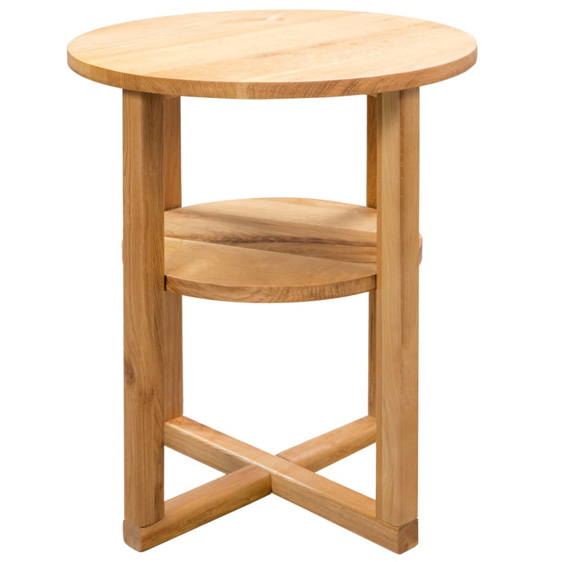Dimartino Solid Wood Cross Legs End Table