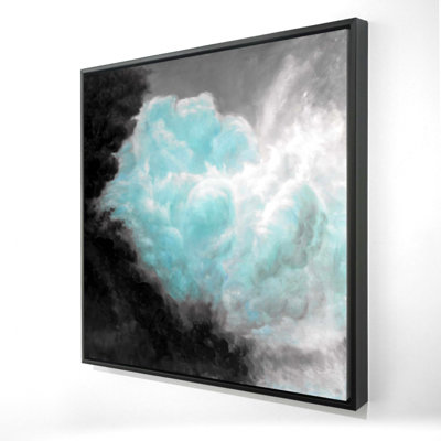«Turquoise Clouds» sur toile