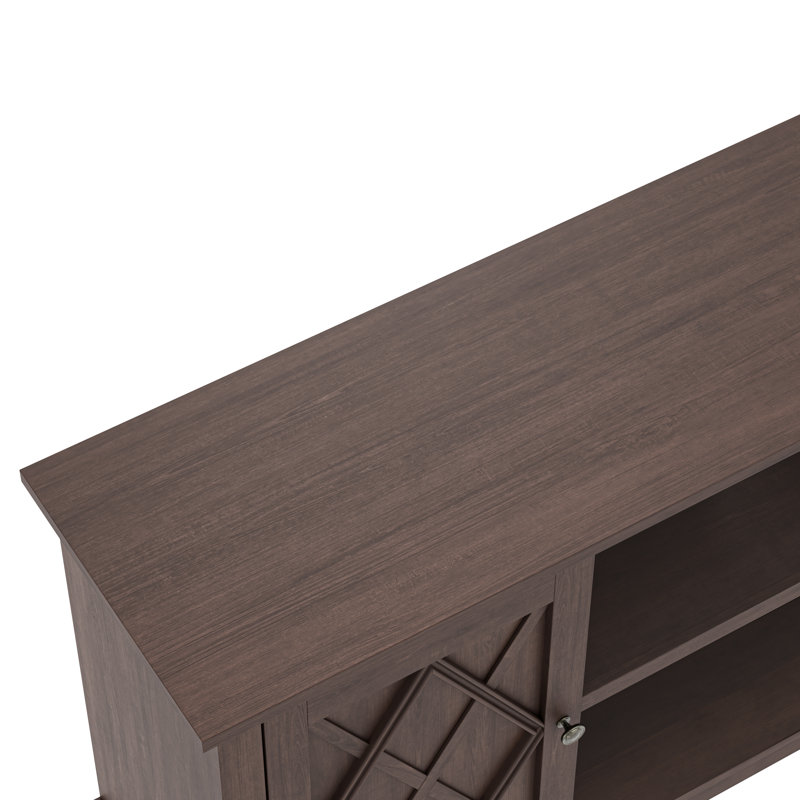 Andile Unfinished TV Stand for TVs up to 78", Brown