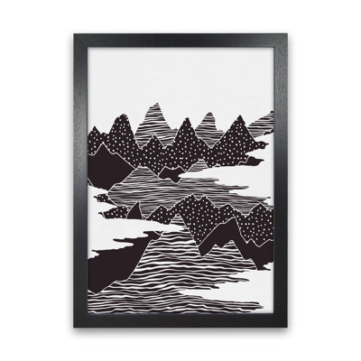 The Peaks 1 Piece Wall Art