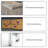 9'Premium Crystal Tempered-Glass Shuffleboard Table