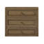 Table de chevet 3 tiroirs - Amande-2031744392