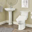 Toilette allongée deux pièces Cadet 1,28 GPF (économe en eau) avec Everclean (siège non inclus)-17520630