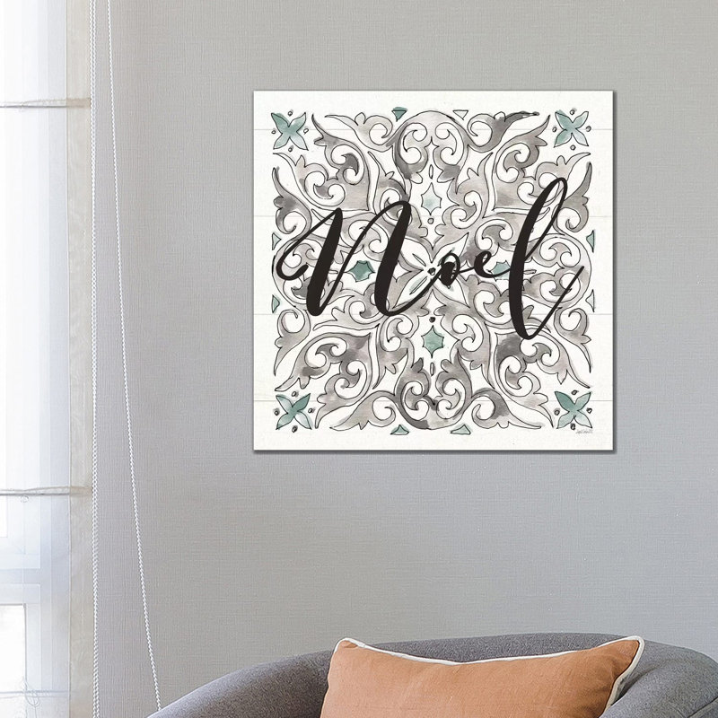 Modern Farmhouse XVI Noel by Anne Tavoletti - Wrapped Canvas Print, 66.04 cm H x 66.04 cm W