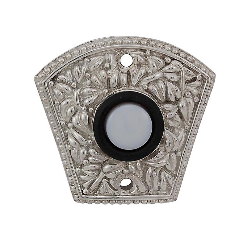 San Michele Fan Push Button, Polished Nickel