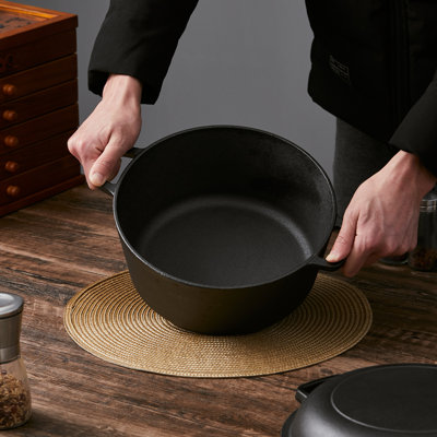 Living And Home 5L Cast Iron Pot Set